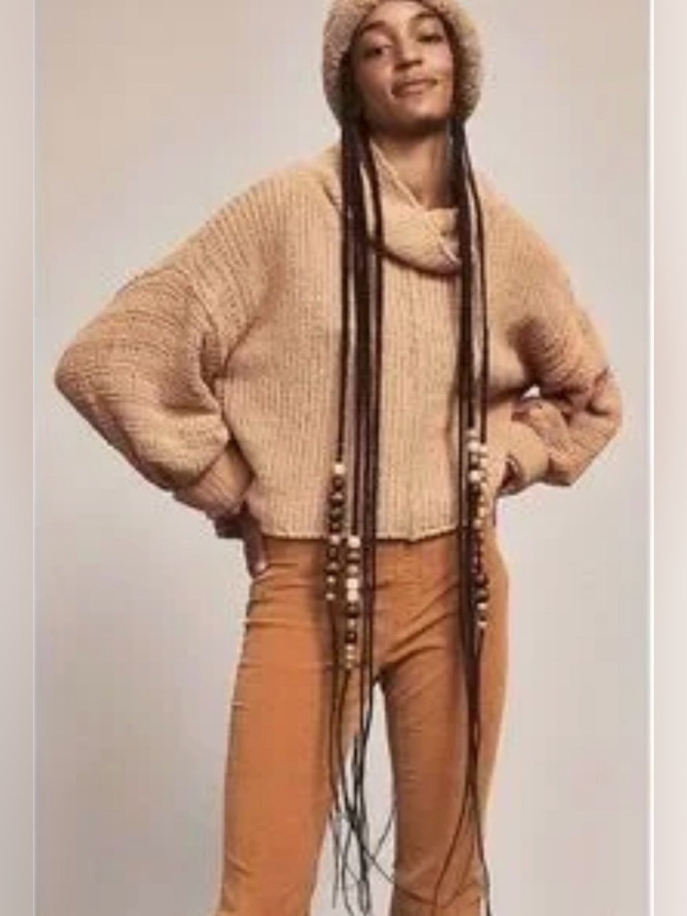 NWT: Free People Slouchy Balloon Sleeve Sweater